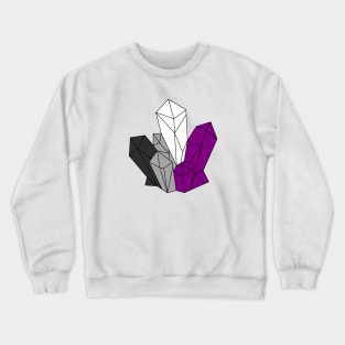 Asexual Pride Crystals Crewneck Sweatshirt